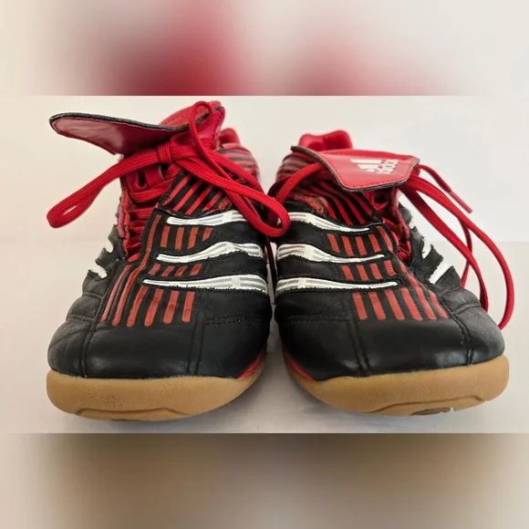 Rare Adidas Predator Absolute Absolion IC Red & Black Size US 7 Soccer Trainers - Picture 3 of 11